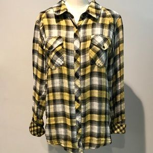 Rails plaid button down shirt